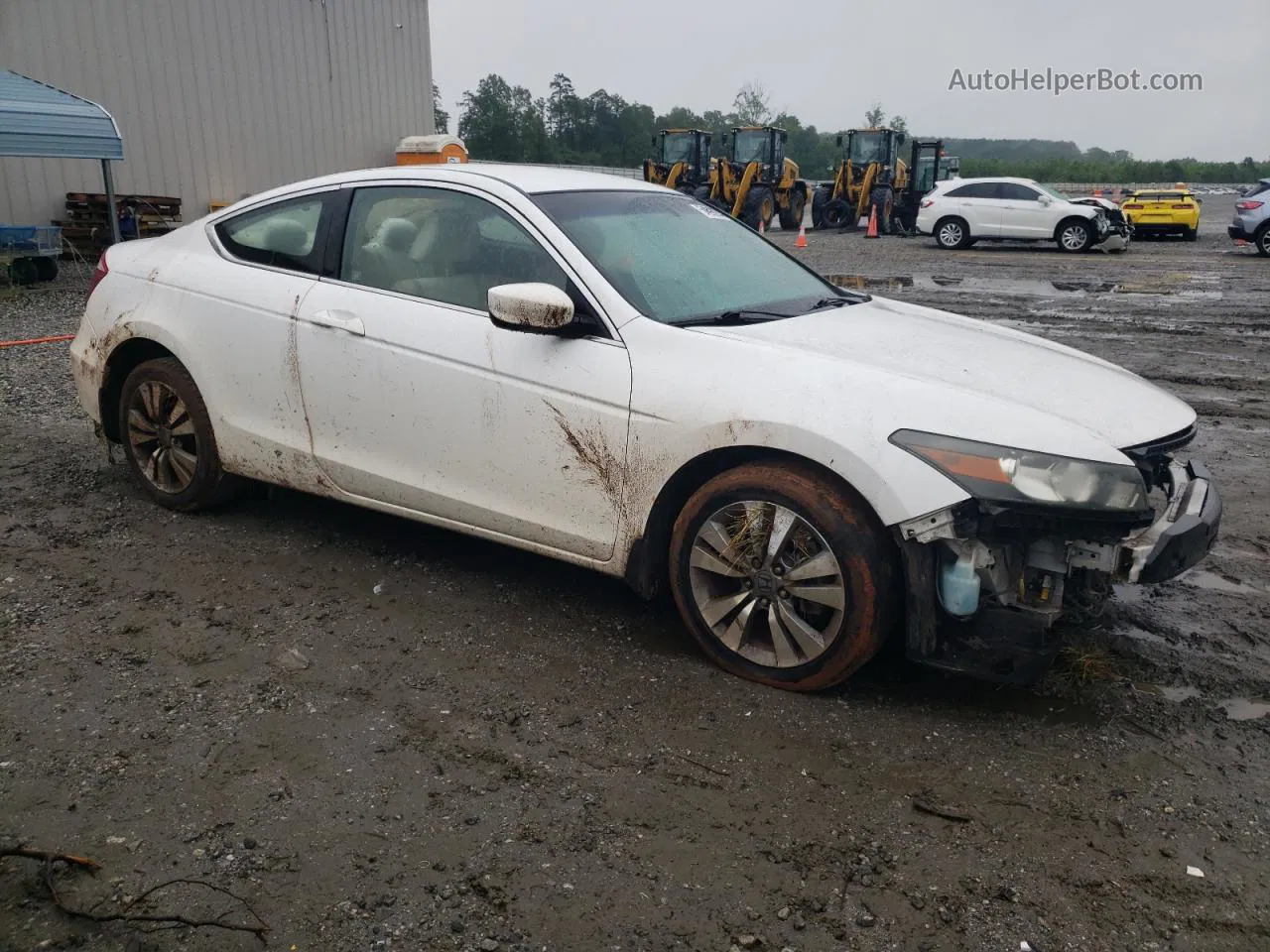 2009 Honda Accord Lx White vin: 1HGCS12389A008098