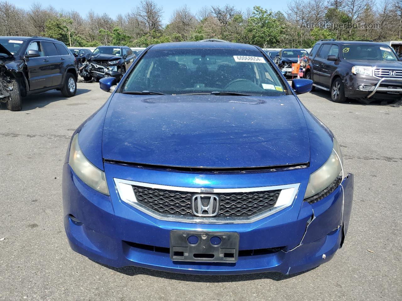 2008 Honda Accord Lx-s Blue vin: 1HGCS12398A024454