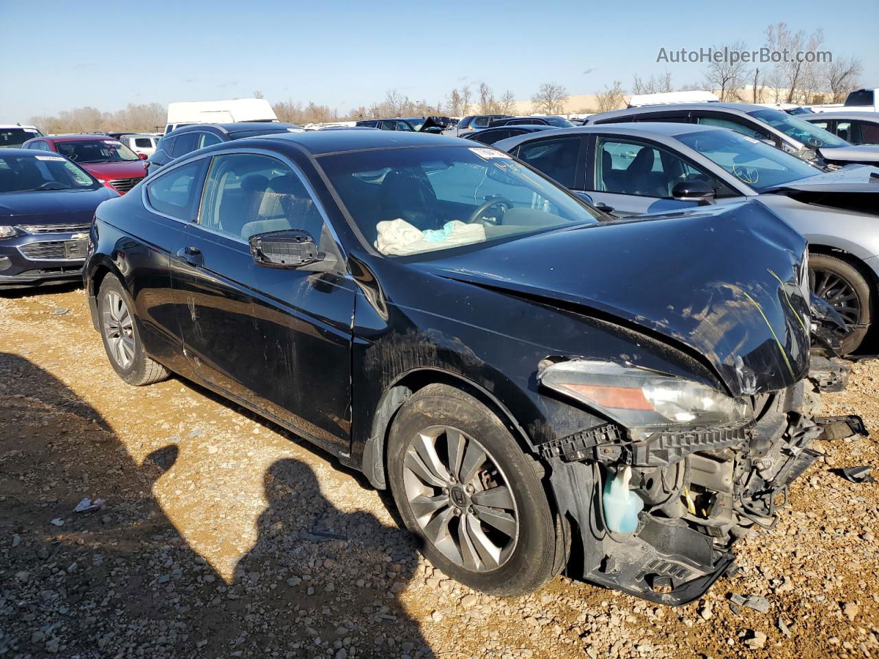 2009 Honda Accord Lx Black vin: 1HGCS12399A010426