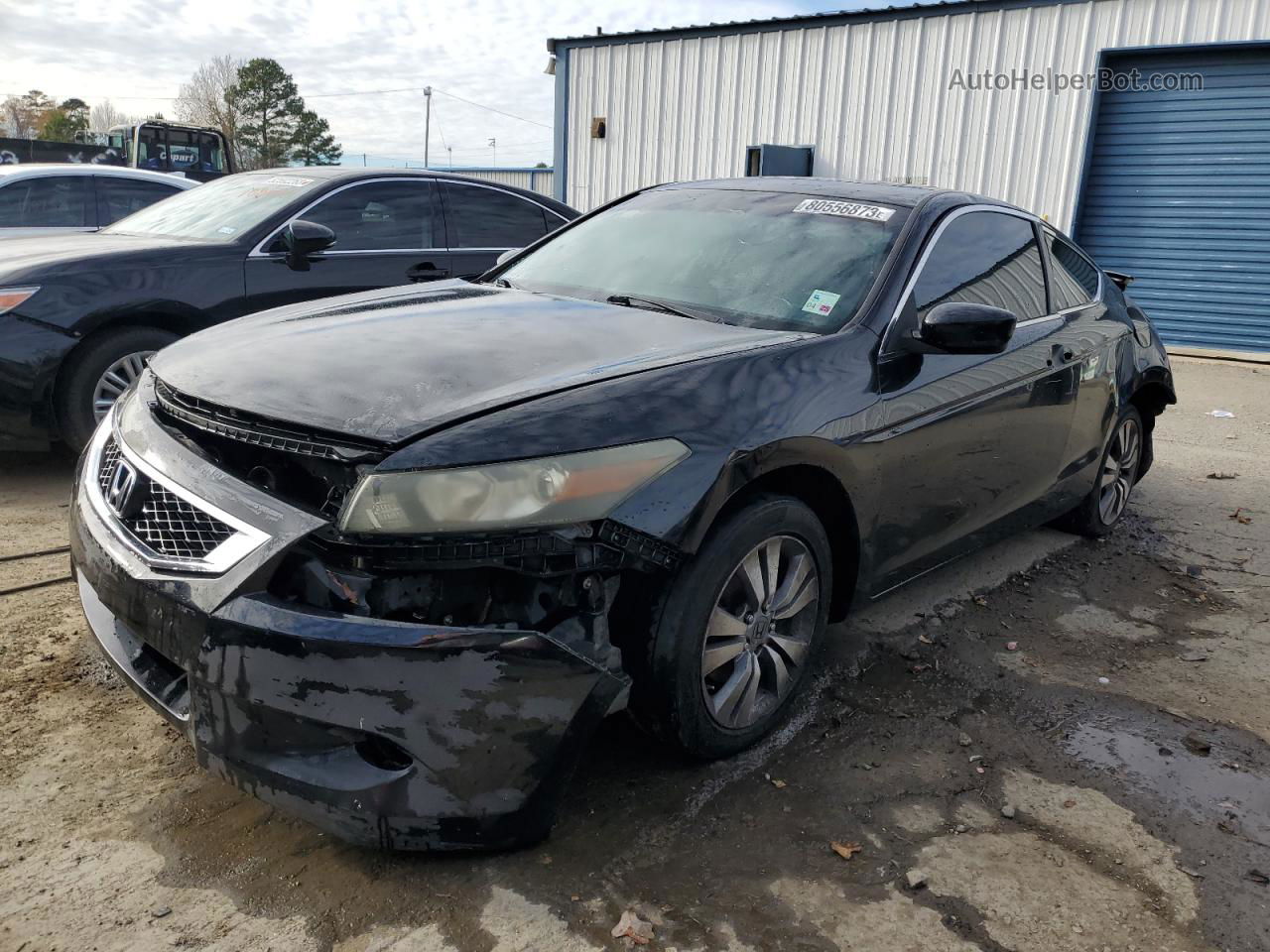 2008 Honda Accord Ex Черный vin: 1HGCS12718A021552