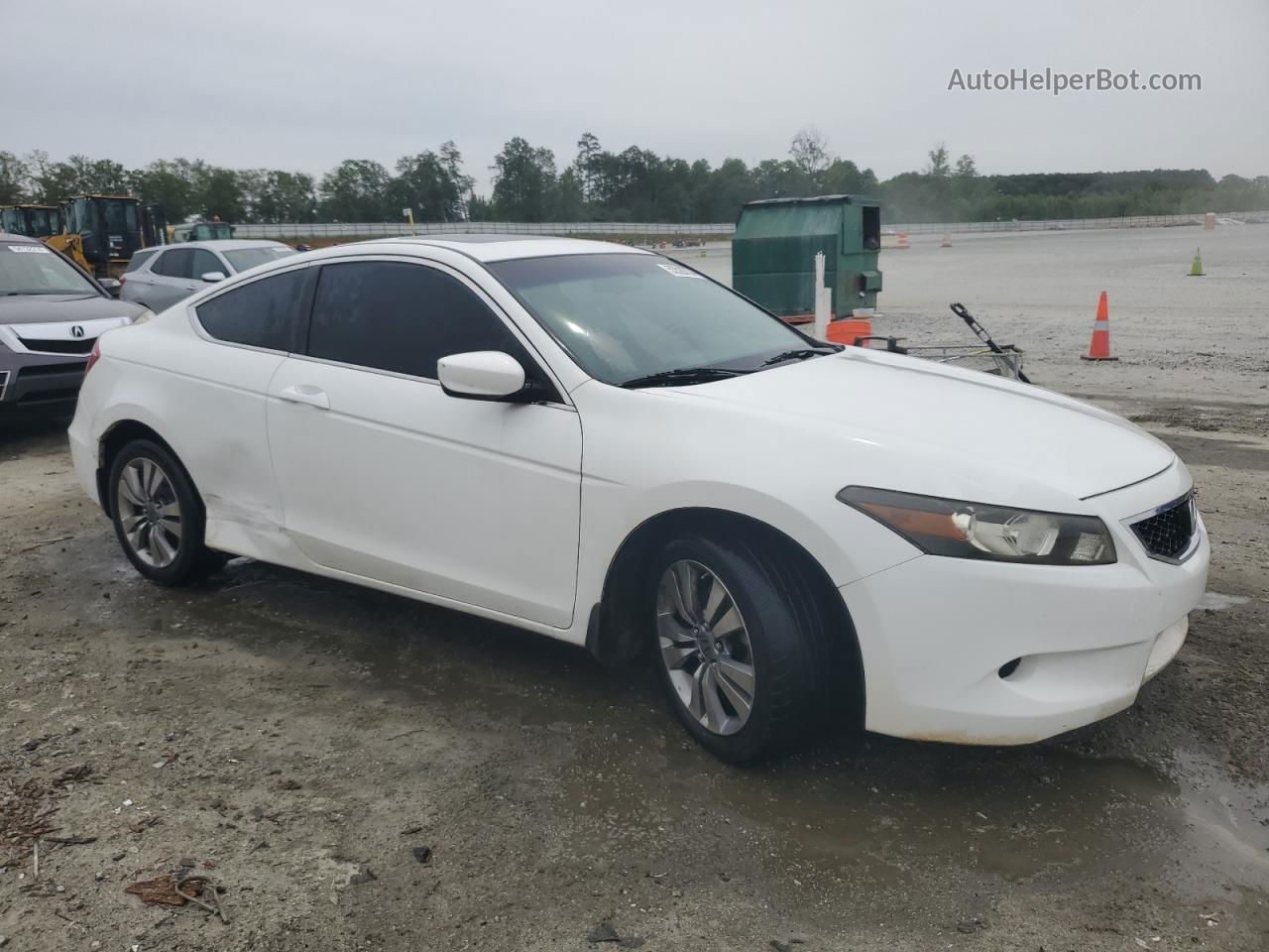 2009 Honda Accord Exl White vin: 1HGCS12819A011260