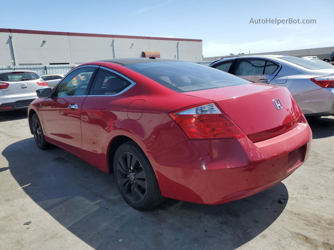 2009 Honda Accord Exl Red vin: 1HGCS12829A007511