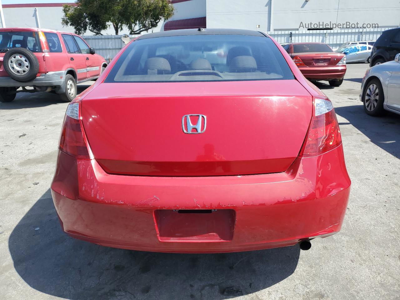 2009 Honda Accord Exl Red vin: 1HGCS12829A007511