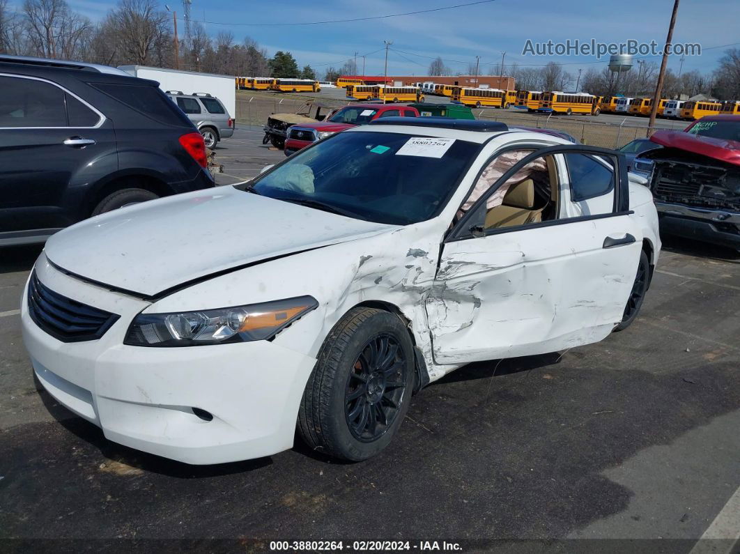 2008 Honda Accord 2.4 Ex-l White vin: 1HGCS12838A011419