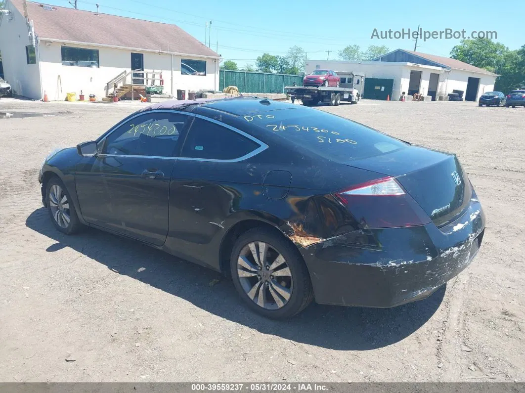 2009 Honda Accord 2.4 Ex-l Black vin: 1HGCS12849A019353