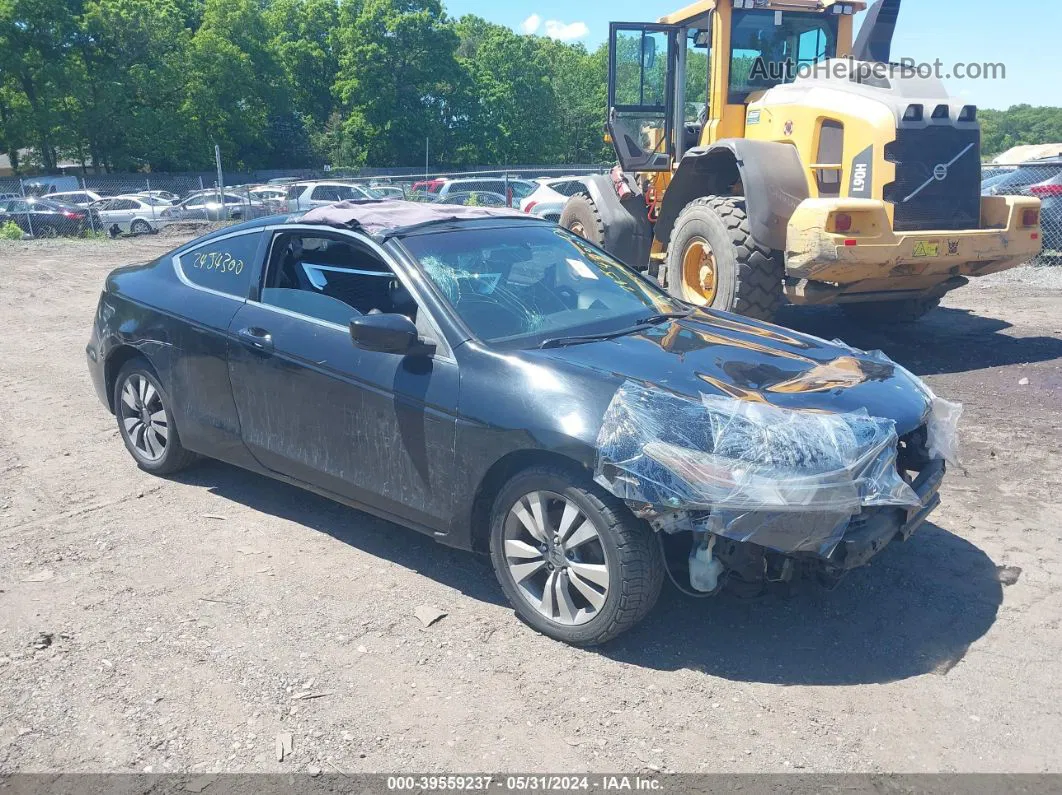 2009 Honda Accord 2.4 Ex-l Black vin: 1HGCS12849A019353