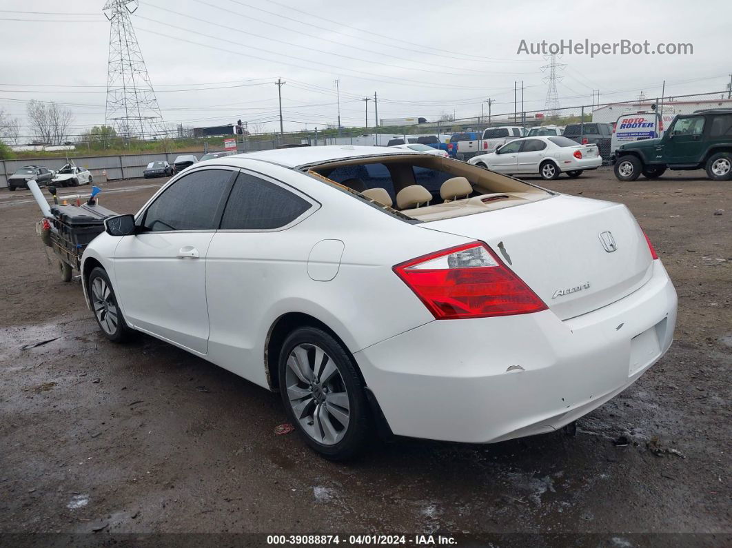 2008 Honda Accord 2.4 Ex-l White vin: 1HGCS12868A026321