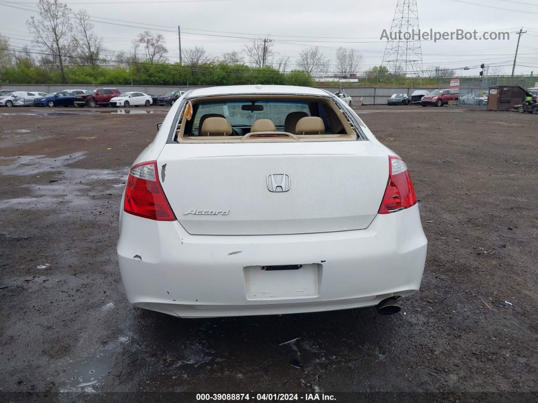 2008 Honda Accord 2.4 Ex-l White vin: 1HGCS12868A026321