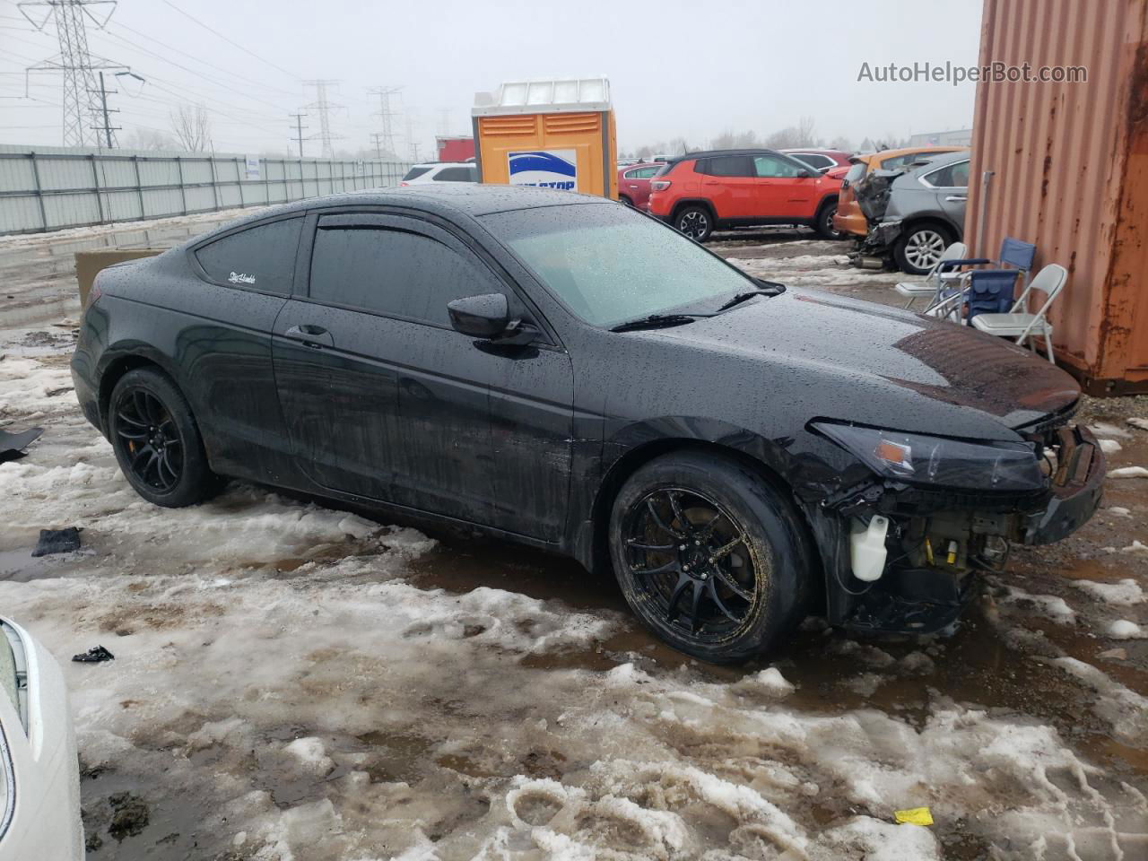 2009 Honda Accord Exl Black vin: 1HGCS12869A016535