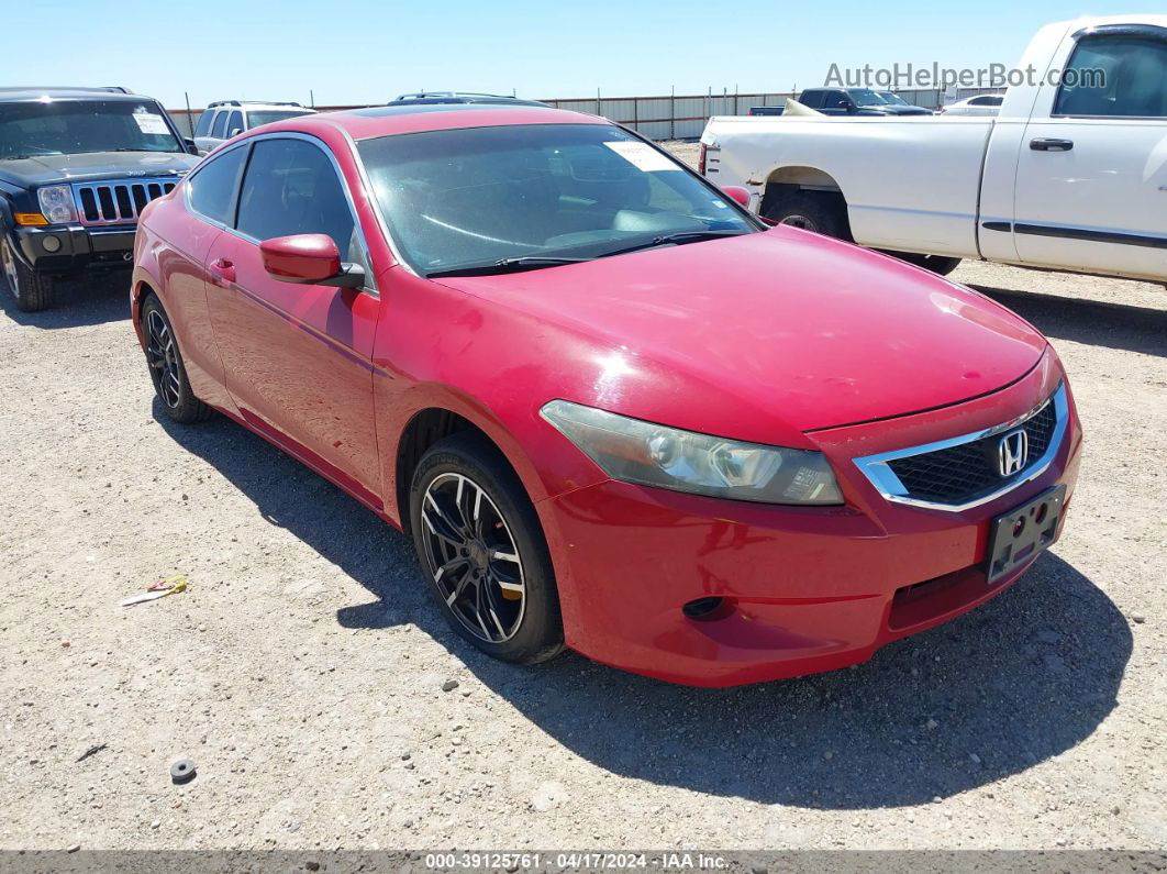 2008 Honda Accord 2.4 Ex-l Red vin: 1HGCS12878A026960