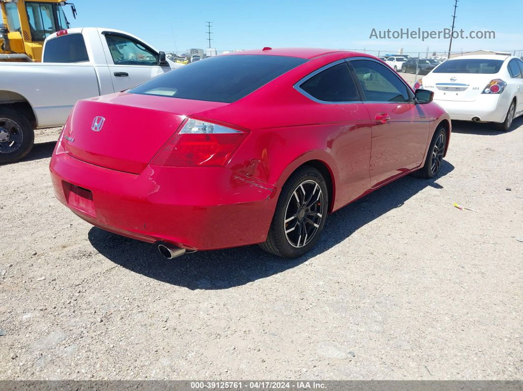 2008 Honda Accord 2.4 Ex-l Red vin: 1HGCS12878A026960