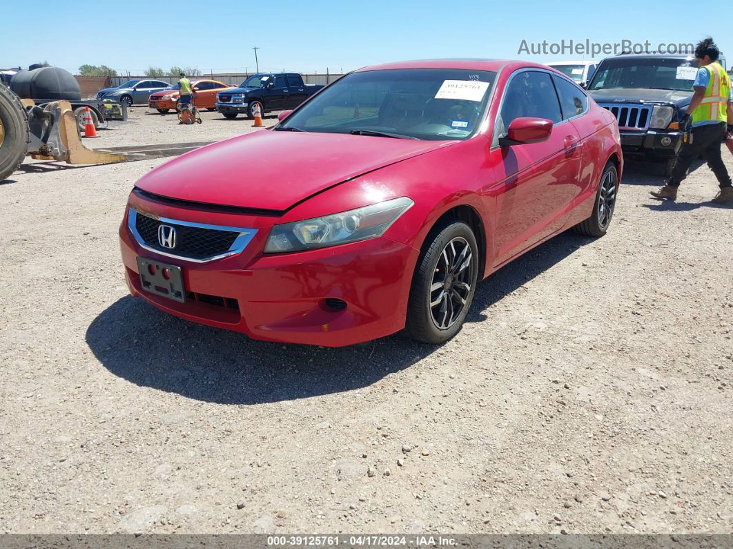 2008 Honda Accord 2.4 Ex-l Red vin: 1HGCS12878A026960