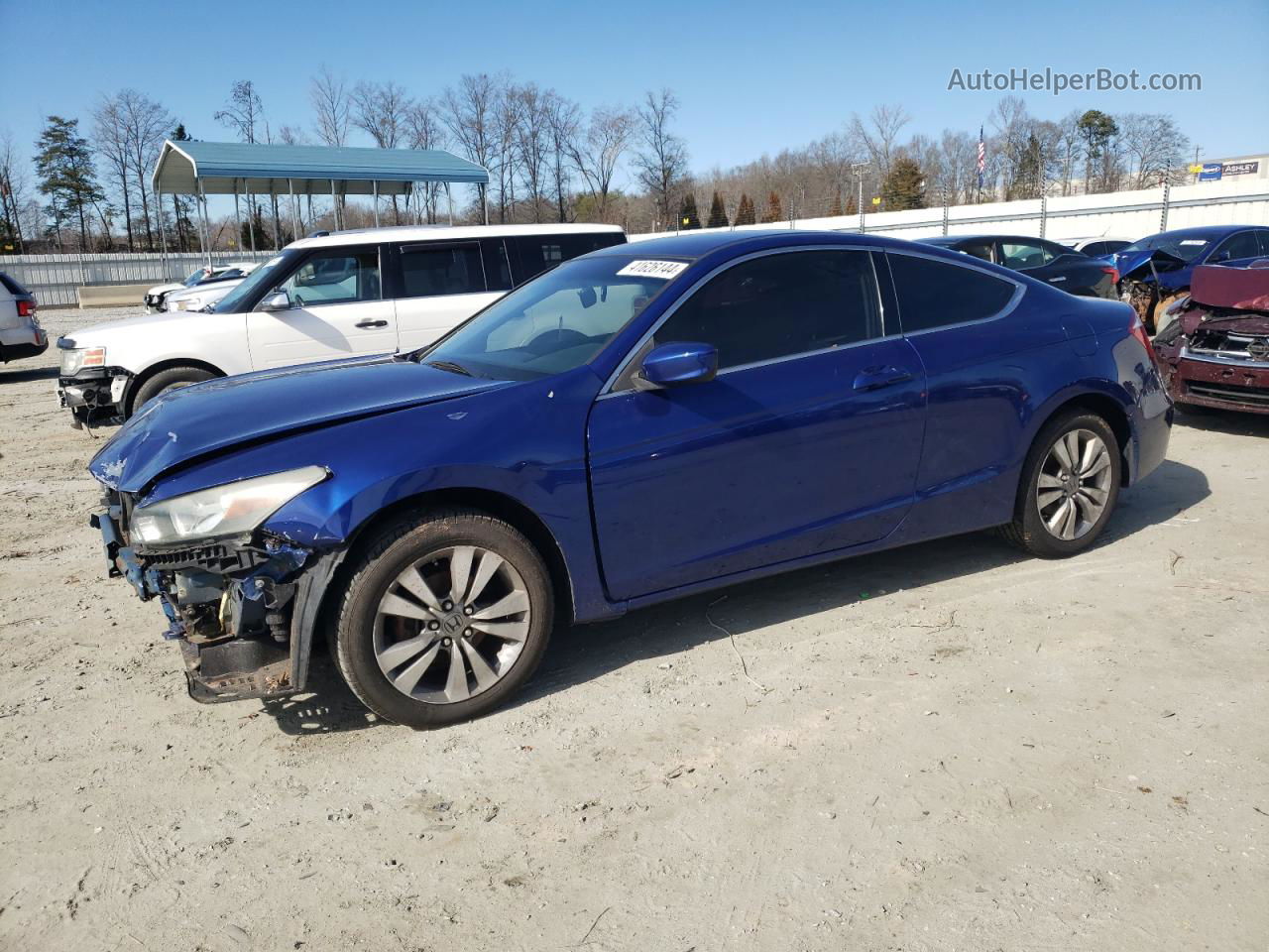 2010 Honda Accord Lx Синий vin: 1HGCS1B37AA006203