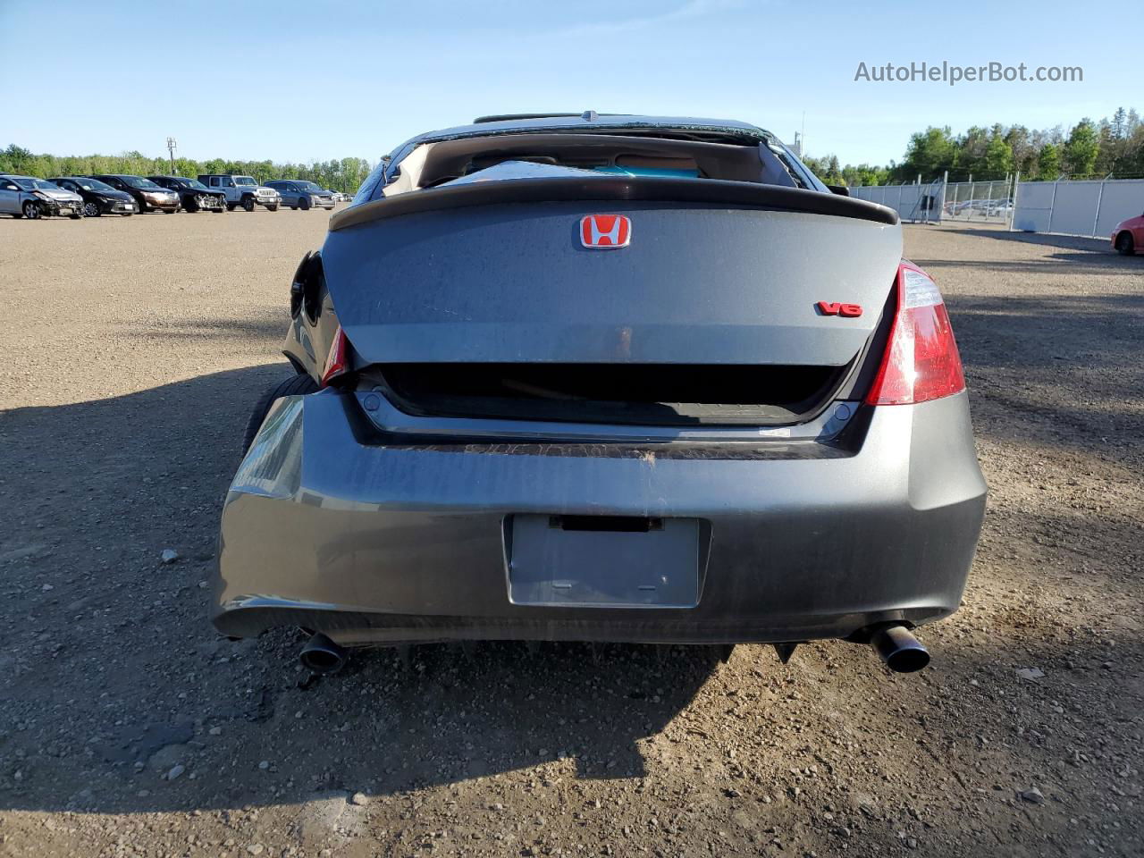 2008 Honda Accord Exl Серый vin: 1HGCS21828A801138