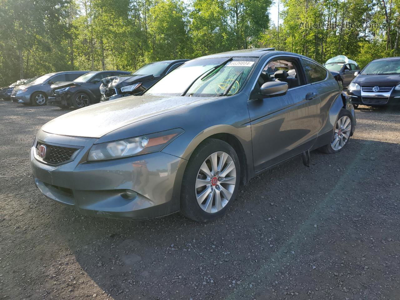 2008 Honda Accord Exl Gray vin: 1HGCS21828A801138