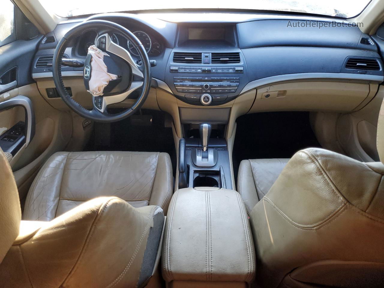 2008 Honda Accord Exl White vin: 1HGCS22818A014034
