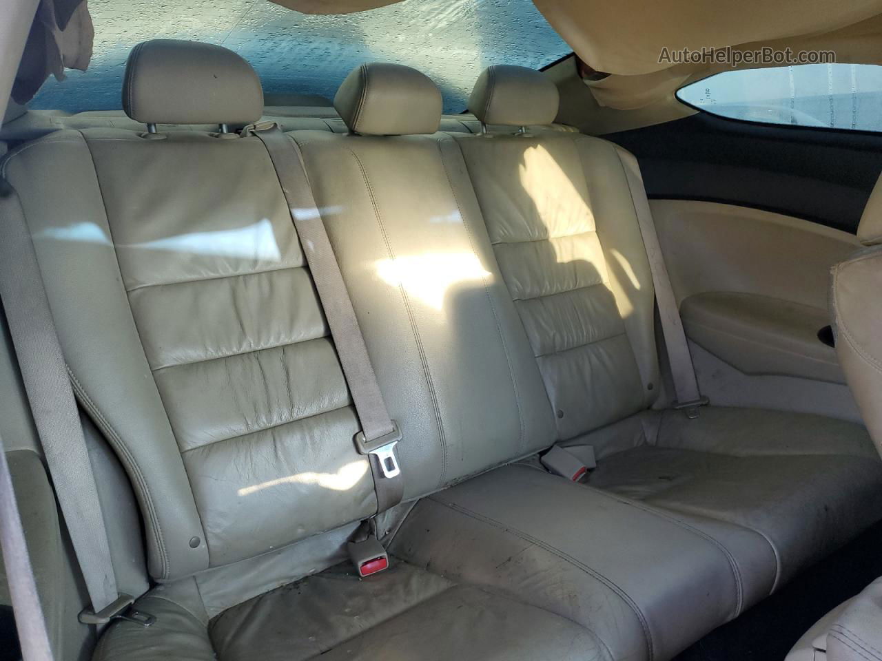 2008 Honda Accord Exl White vin: 1HGCS22818A014034