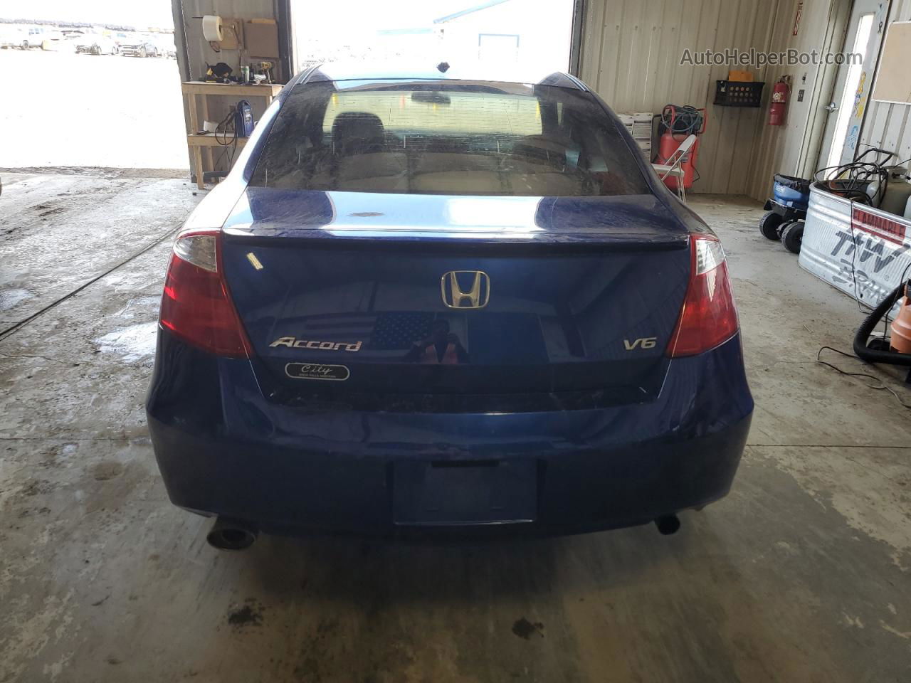 2008 Honda Accord Exl Синий vin: 1HGCS22828A017069