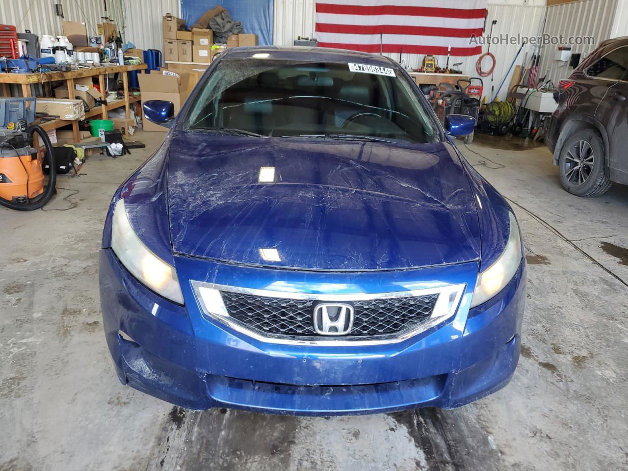 2008 Honda Accord Exl Blue vin: 1HGCS22828A017069