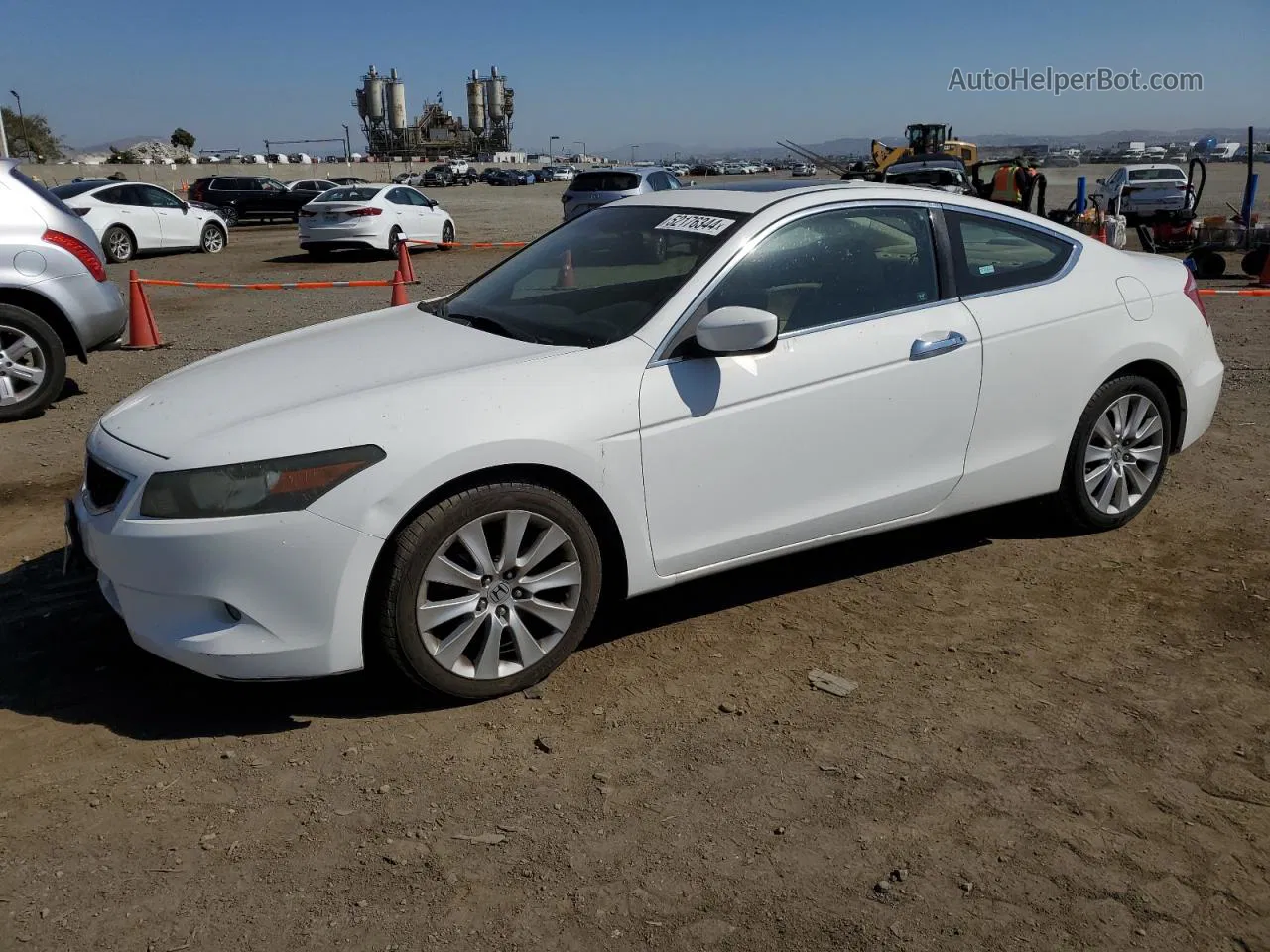 2008 Honda Accord Exl White vin: 1HGCS22838A010681