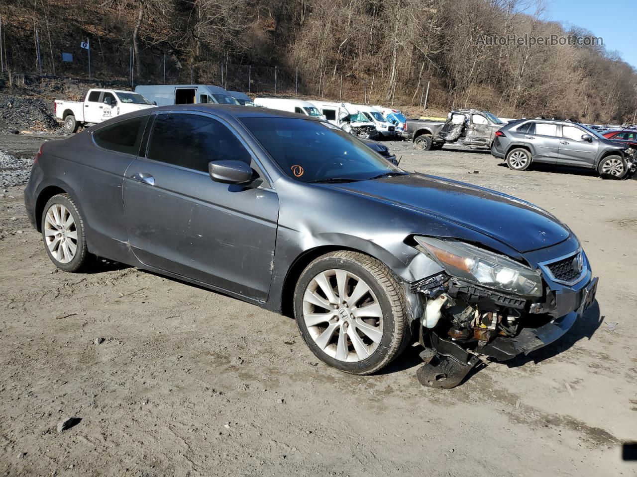 2009 Honda Accord Exl Серый vin: 1HGCS22839A012349