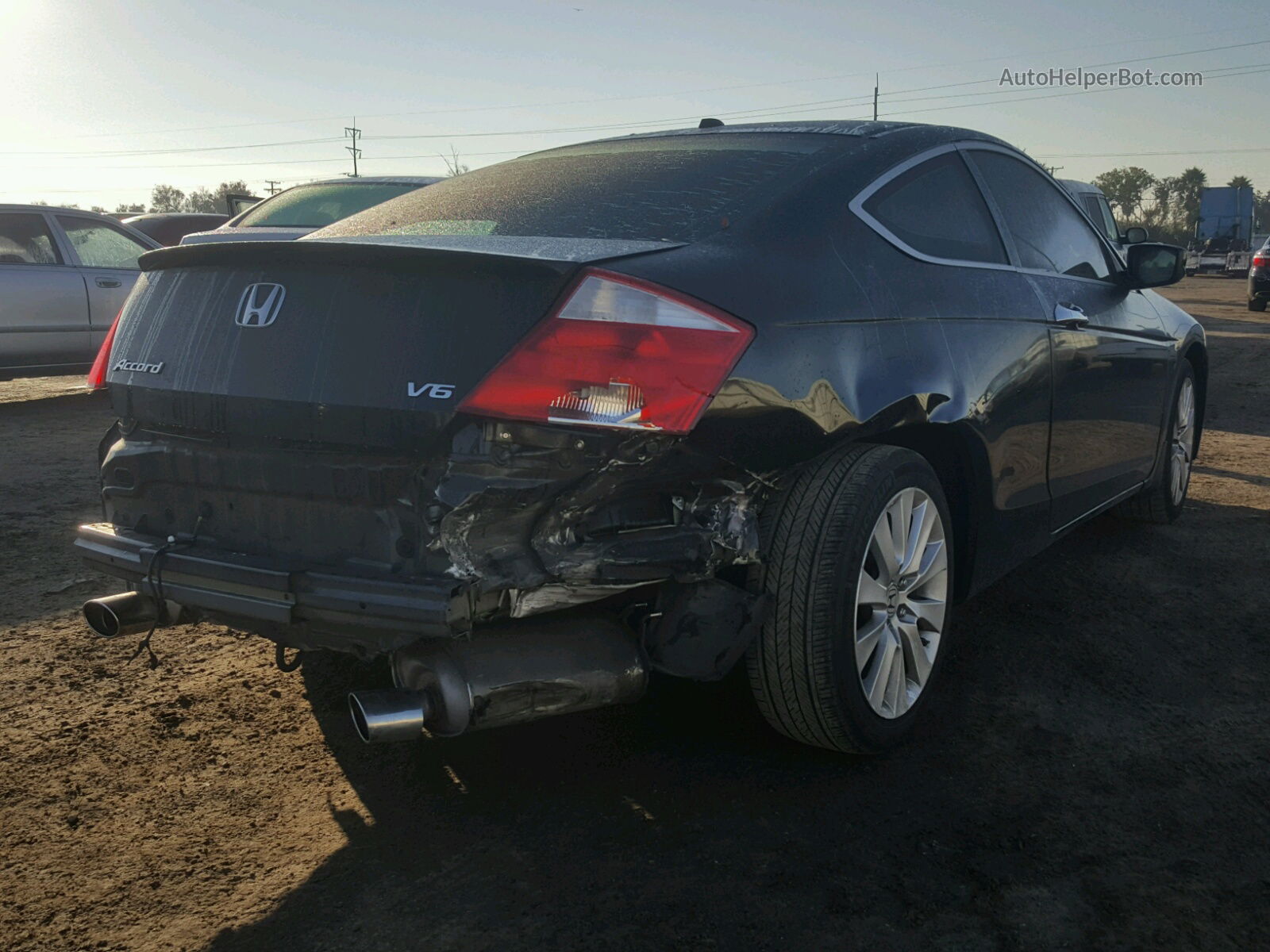 2008 Honda Accord Exl Черный vin: 1HGCS22848A008955