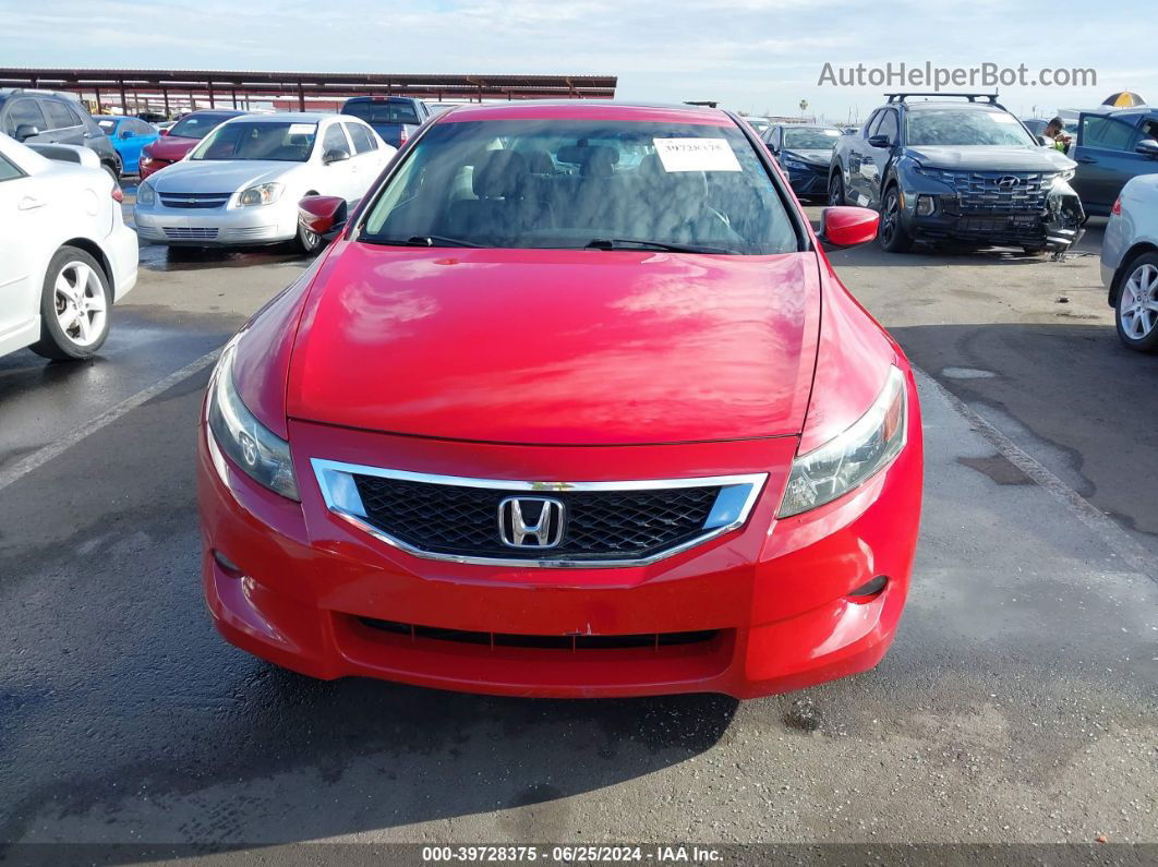 2008 Honda Accord 3.5 Ex-l Red vin: 1HGCS22858A007443