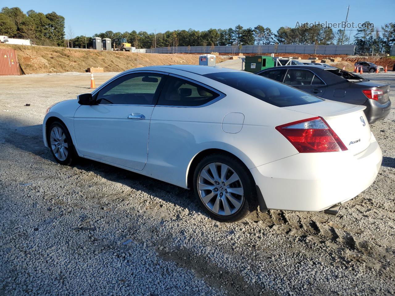 2009 Honda Accord Exl White vin: 1HGCS22859A003068