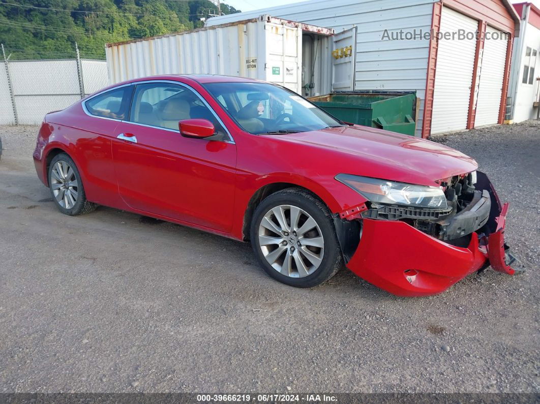 2008 Honda Accord 3.5 Ex-l Red vin: 1HGCS22868A011114