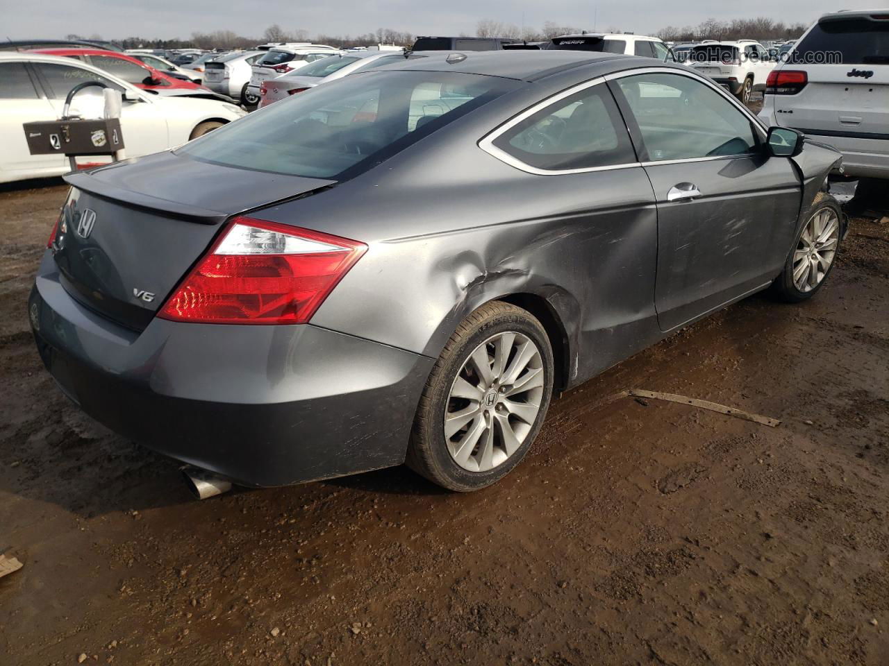 2009 Honda Accord Exl Серый vin: 1HGCS22869A005556