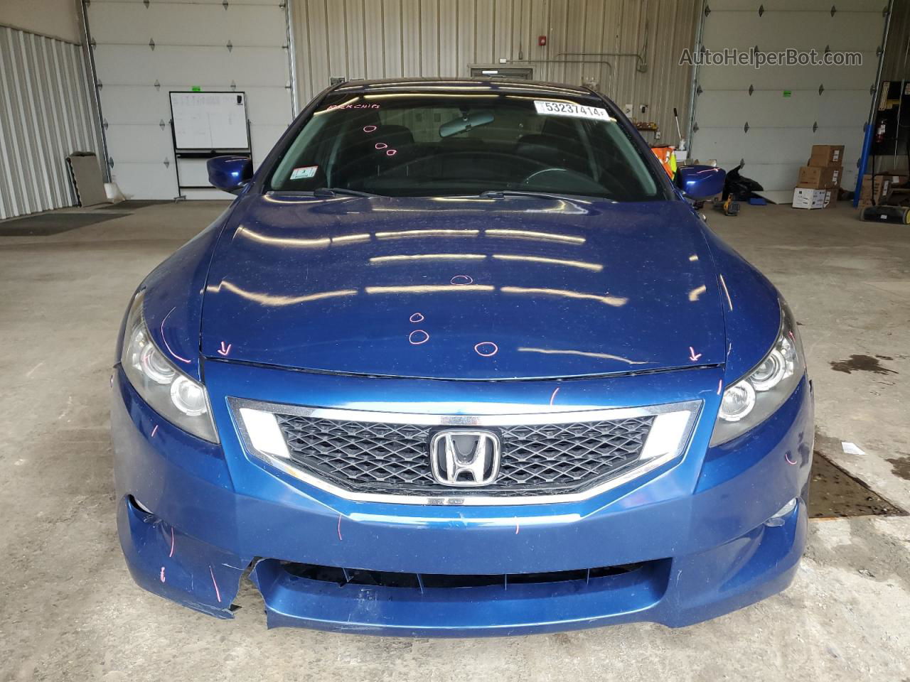 2009 Honda Accord Exl Blue vin: 1HGCS22889A011813