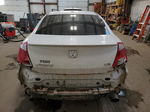 2009 Honda Accord Exl White vin: 1HGCS228X9A800643