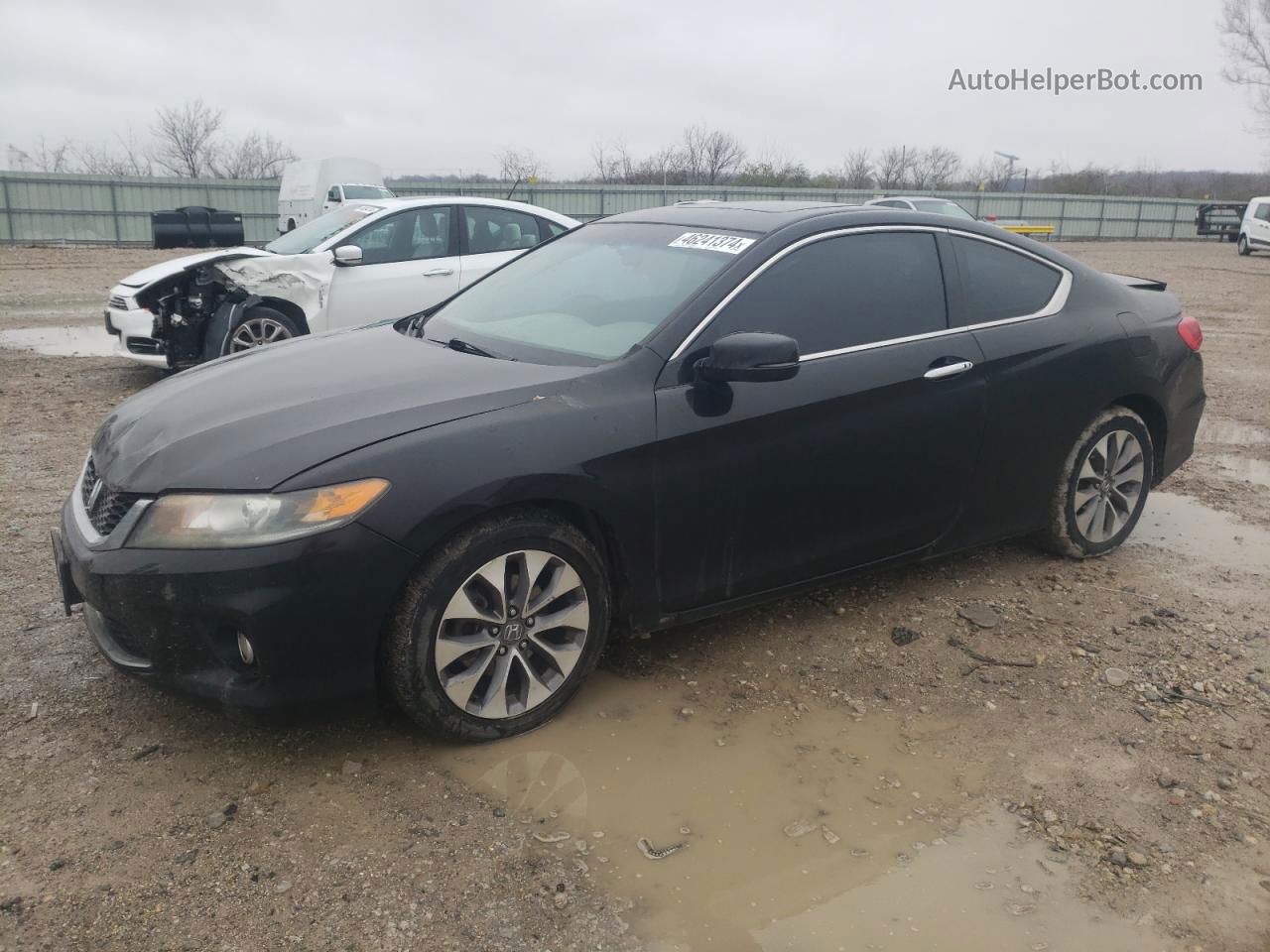 2014 Honda Accord Ex Black vin: 1HGCT1A73EA015214