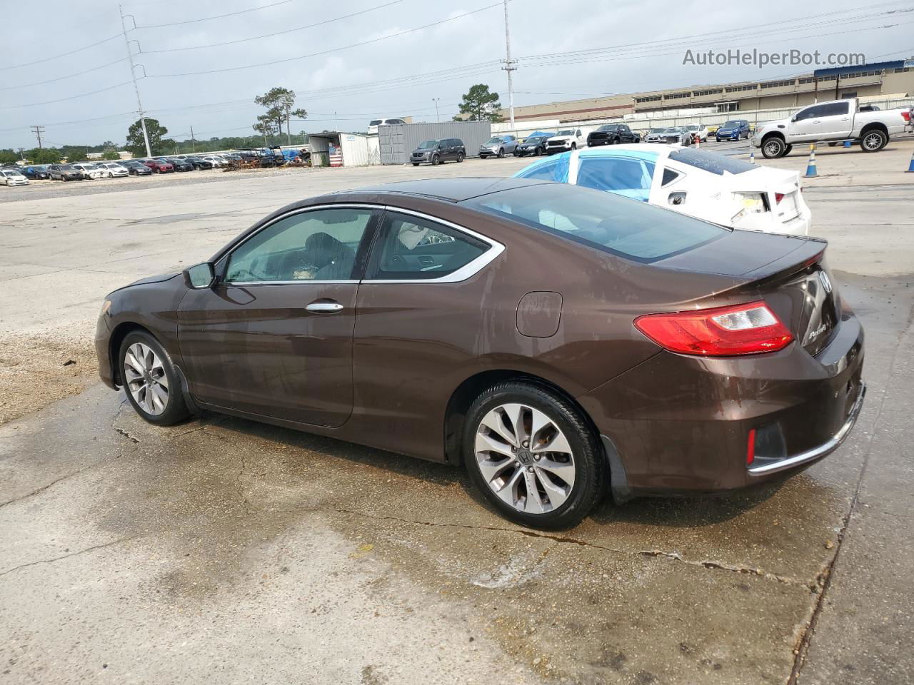 2014 Honda Accord Lx-s Brown vin: 1HGCT1B33EA010378