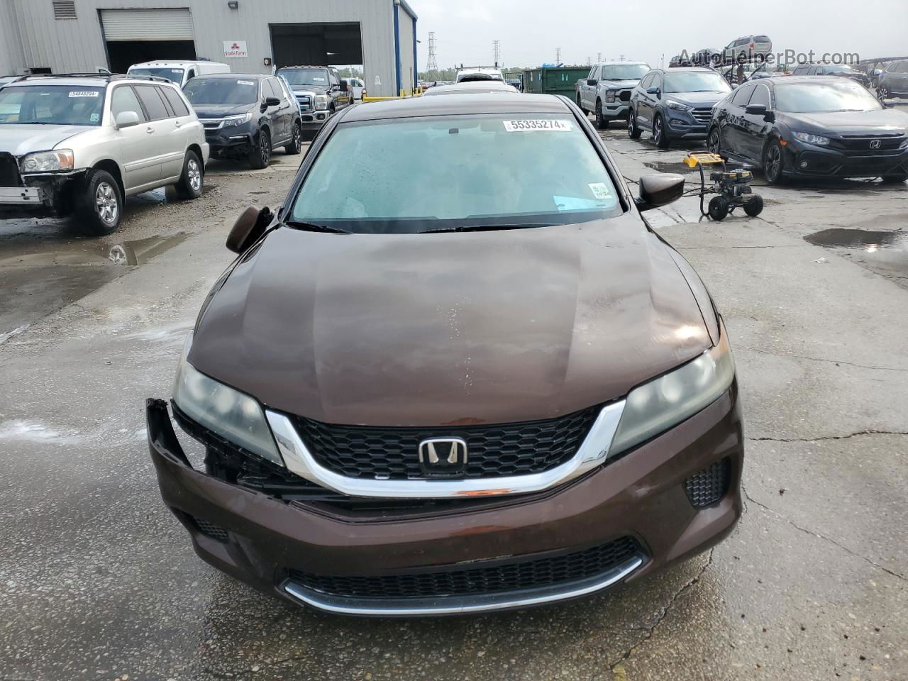 2014 Honda Accord Lx-s Brown vin: 1HGCT1B33EA010378