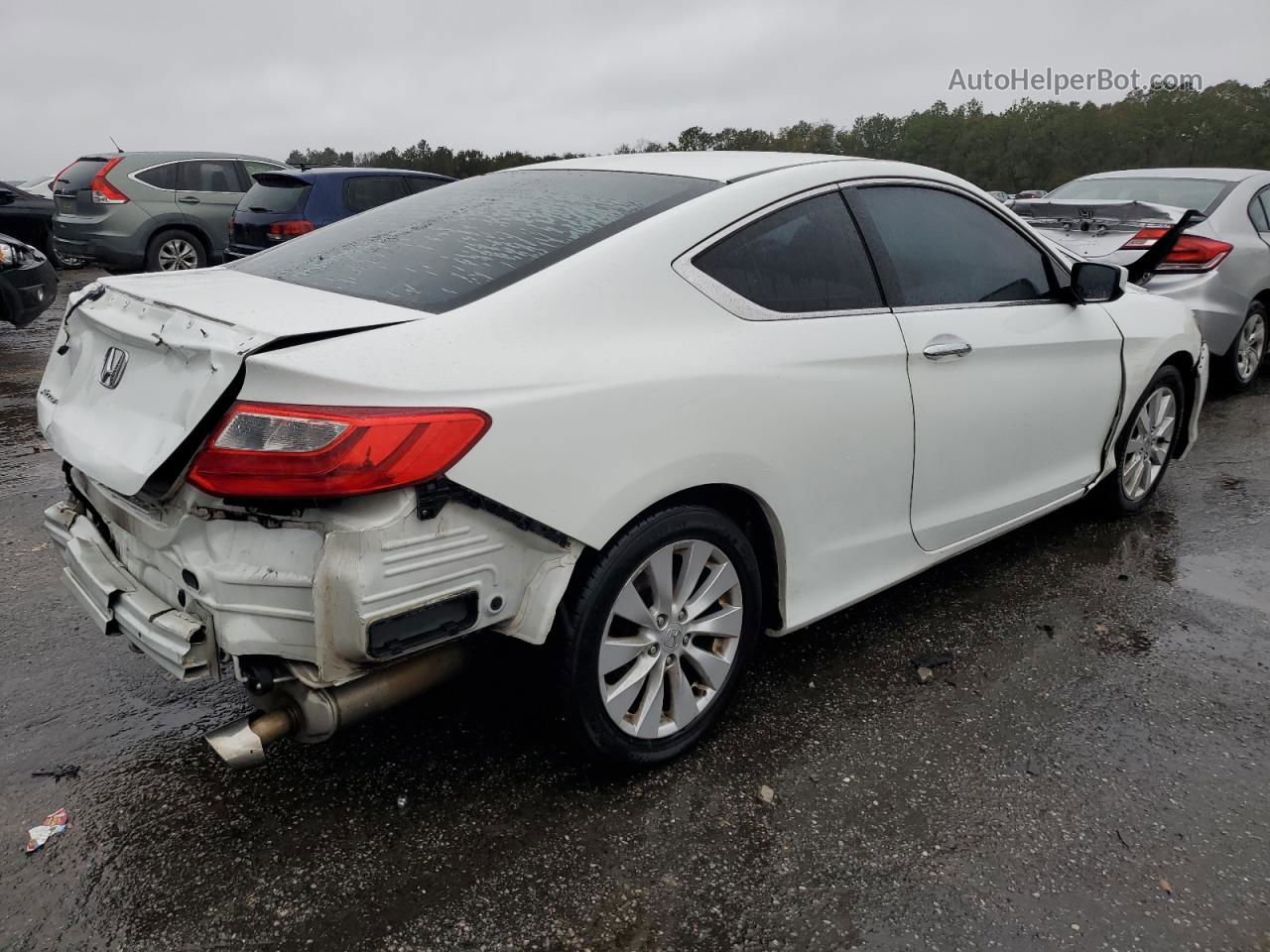 2014 Honda Accord Lx-s White vin: 1HGCT1B35EA014223