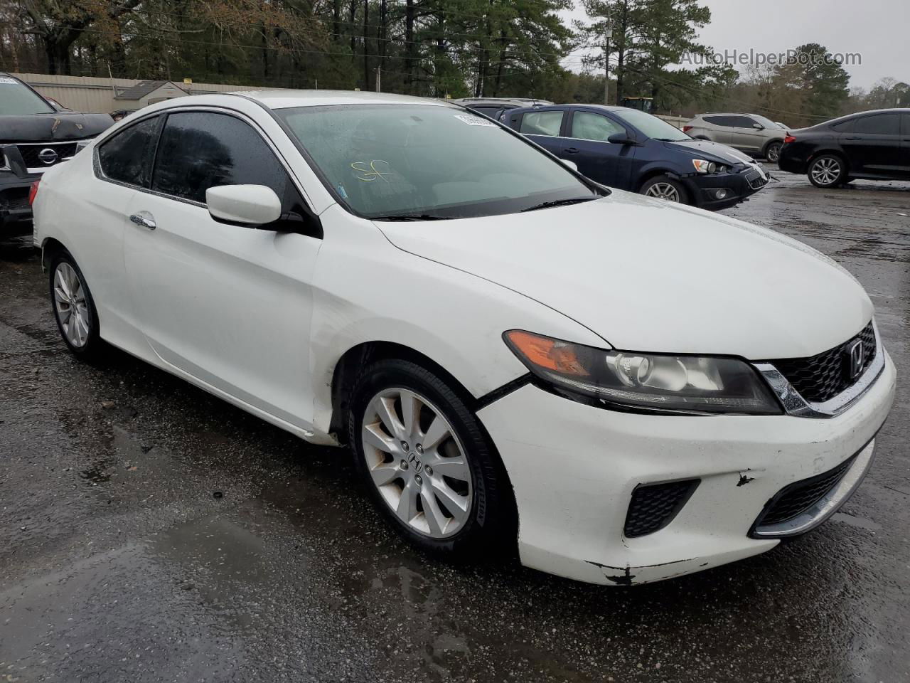 2014 Honda Accord Lx-s White vin: 1HGCT1B35EA014223