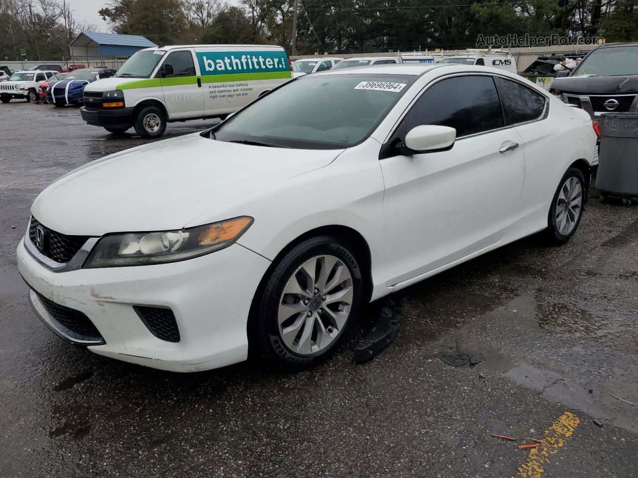 2014 Honda Accord Lx-s White vin: 1HGCT1B35EA014223