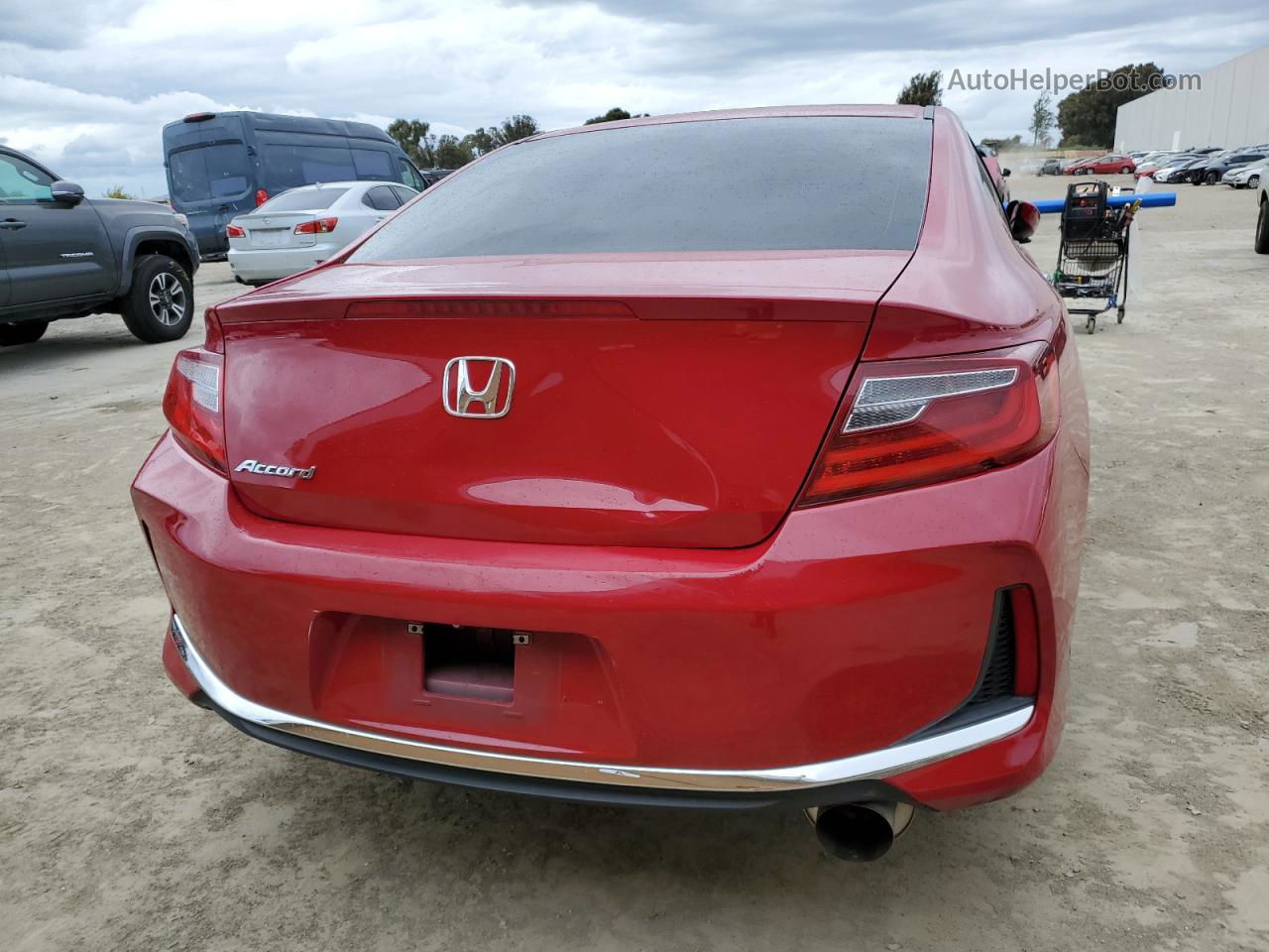 2017 Honda Accord Lx-s Red vin: 1HGCT1B39HA000877