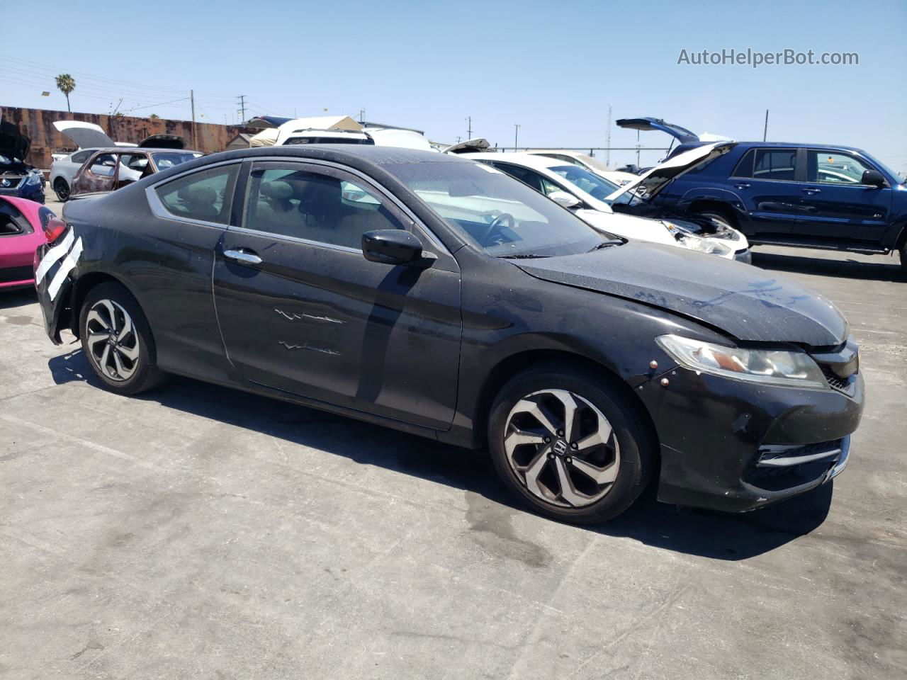 2016 Honda Accord Lx-s Black vin: 1HGCT1B3XGA004676