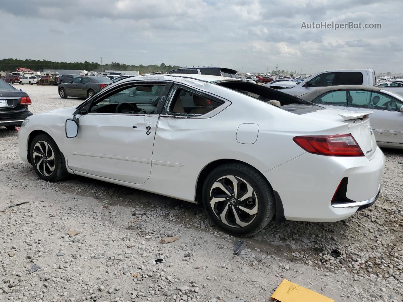 2017 Honda Accord Lx-s White vin: 1HGCT1B45HA003462