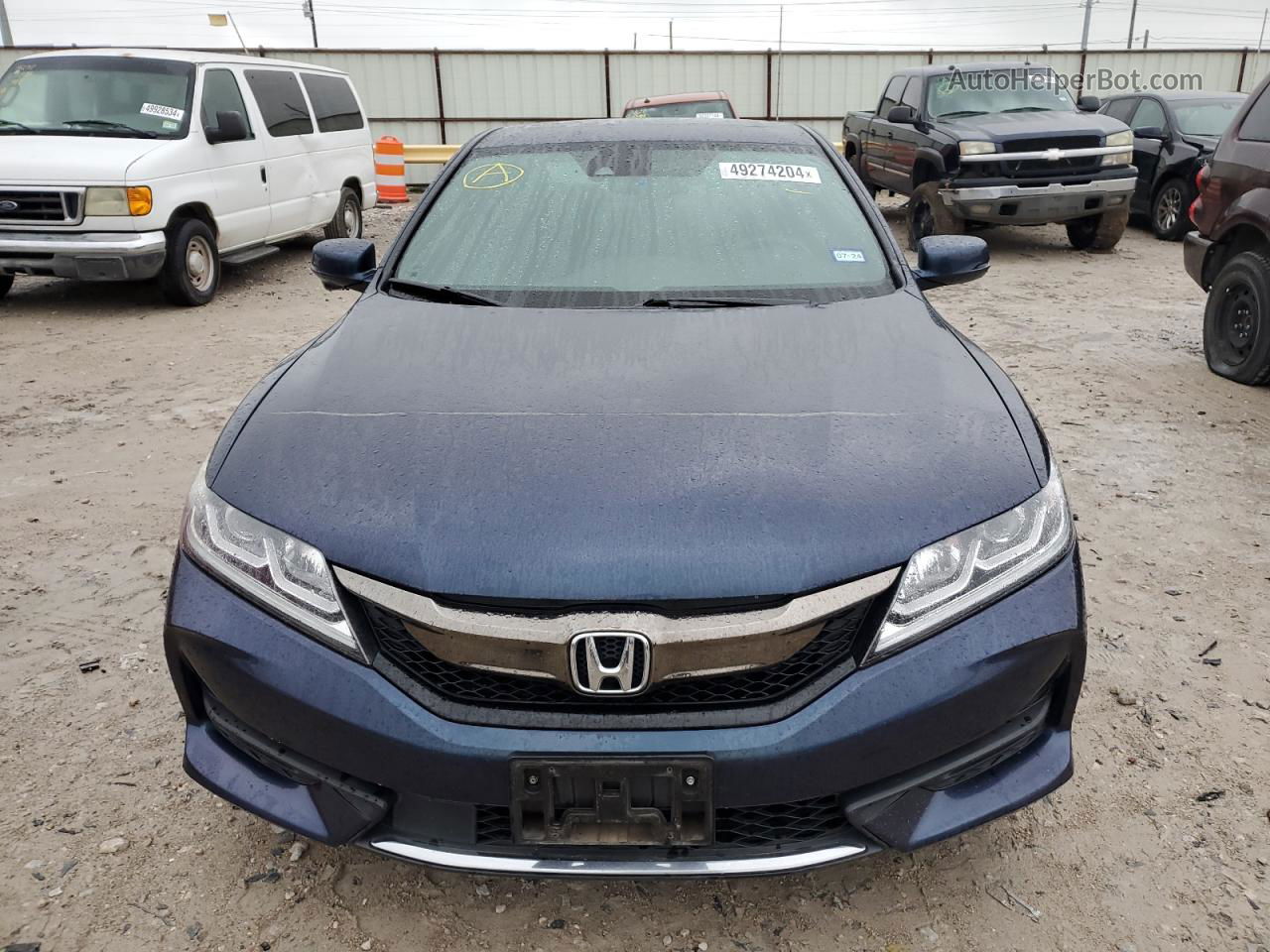 2016 Honda Accord Exl Blue vin: 1HGCT1B69GA005781