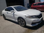 2017 Honda Accord Ex White vin: 1HGCT1B71HA004876