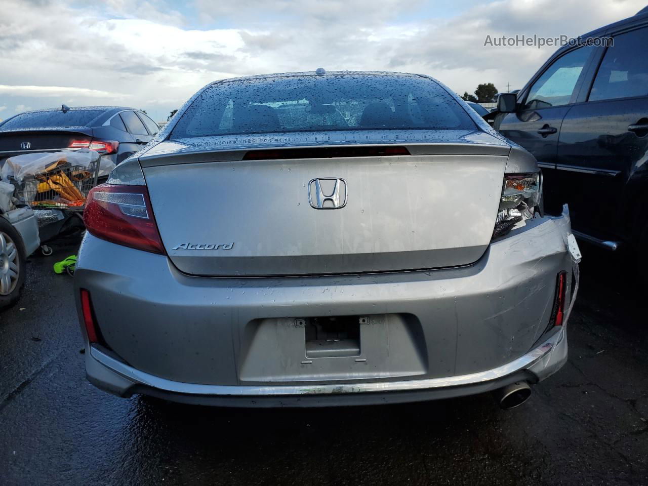 2017 Honda Accord Ex Серебряный vin: 1HGCT1B71HA009723