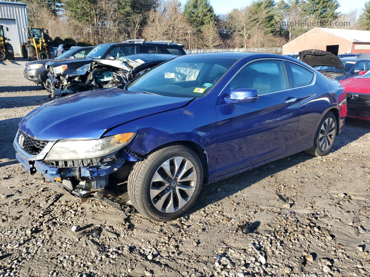 2014 Honda Accord Ex Синий vin: 1HGCT1B72EA001111