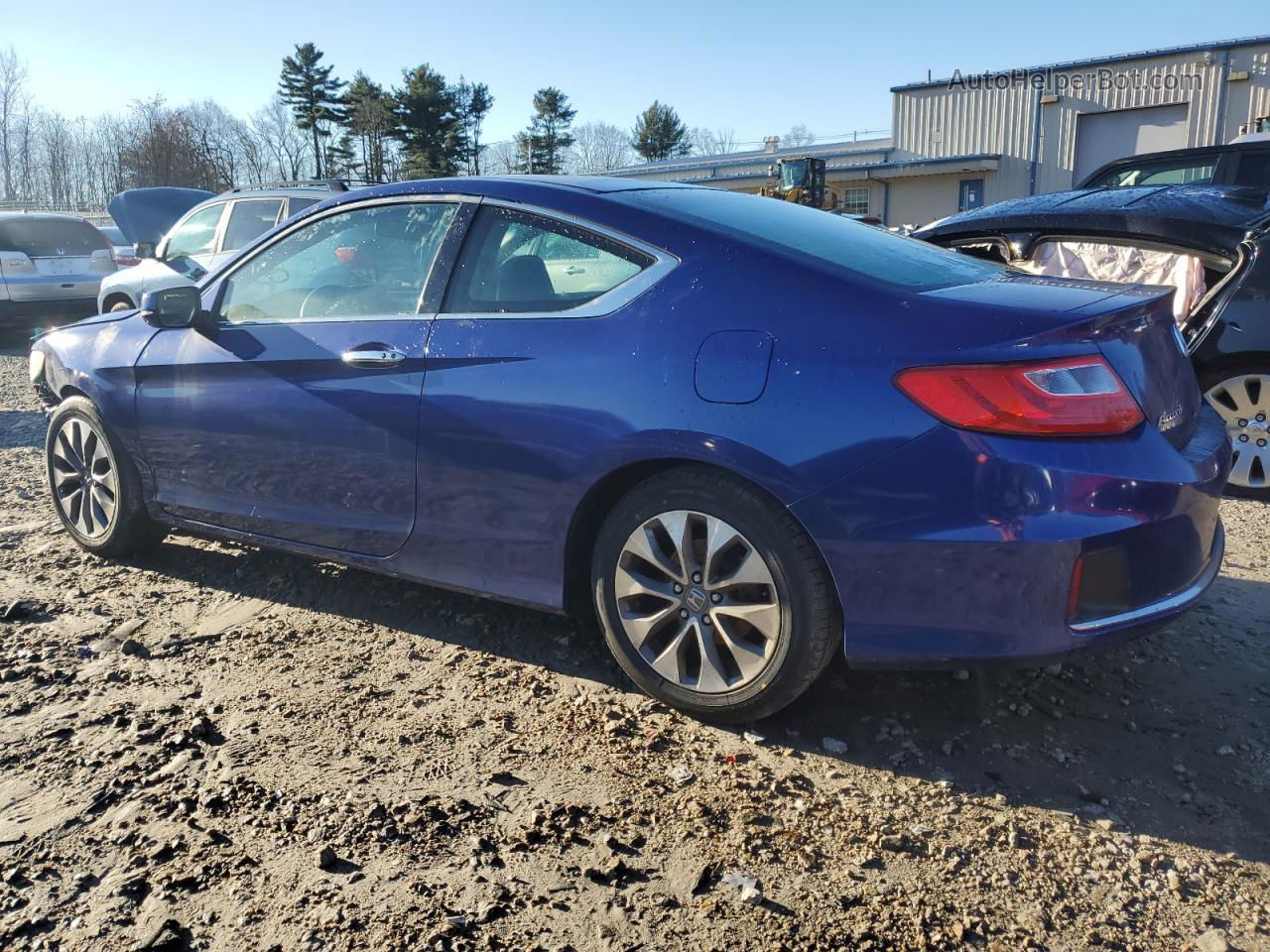 2014 Honda Accord Ex Синий vin: 1HGCT1B72EA001111