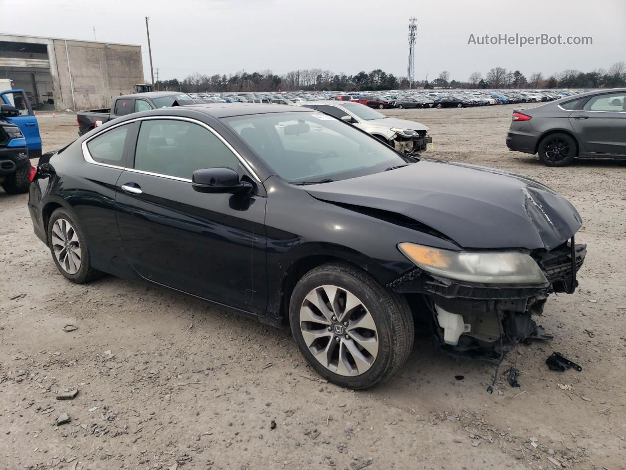 2014 Honda Accord Ex Черный vin: 1HGCT1B72EA016840