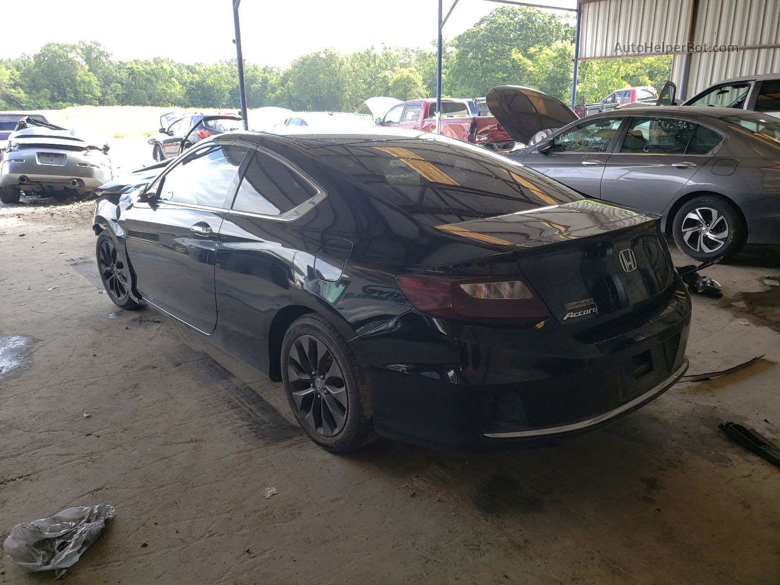 2015 Honda Accord Ex Black vin: 1HGCT1B72FA010957