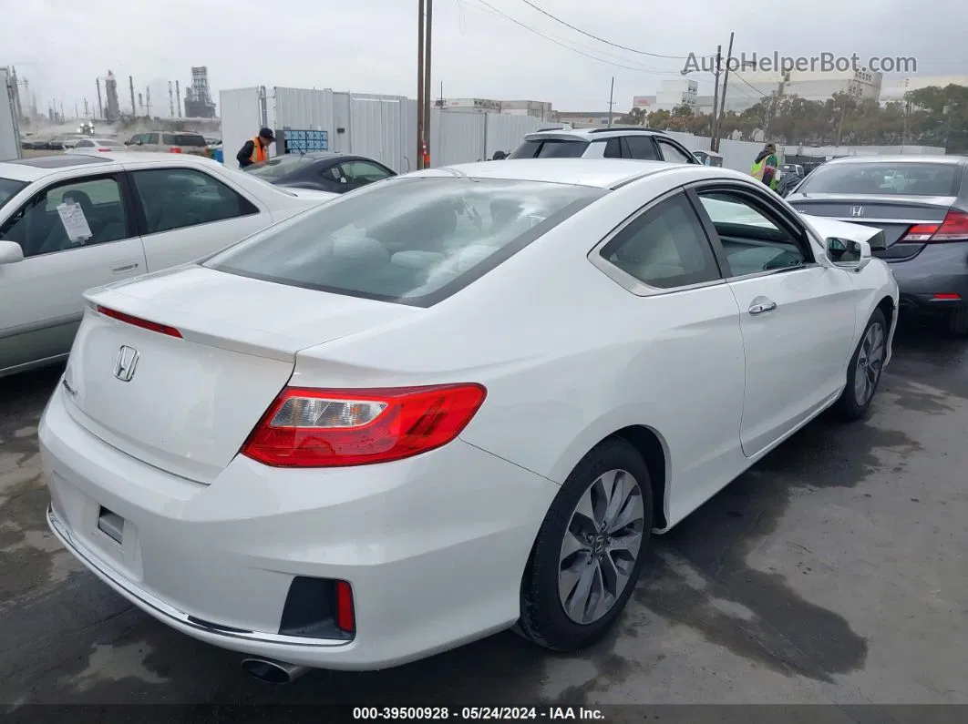 2015 Honda Accord Ex White vin: 1HGCT1B73FA009073