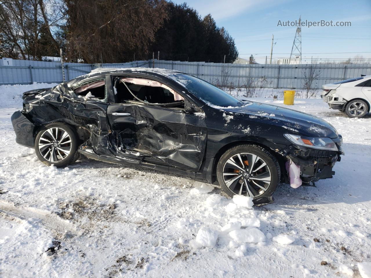 2016 Honda Accord Ex Черный vin: 1HGCT1B73GA800253